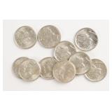 (10) High Grade Mercury Head Dimes