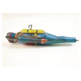 J. Chein Frogman Scuba Diver Tin Windup