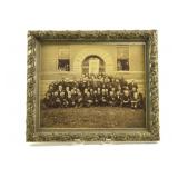 Antique Iowa GAR Reunion Photo in Antique Frame