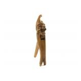 Vtg German BlackForest Wood Carved Nut Cracker 11"