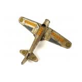 Vintage Tin Airplane with folding wings