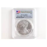 2016 US Silver Eagle PCGS MS69 First Strike