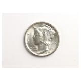 1942 Mercury Head Dime