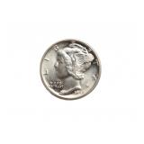 1942 Mercury Head Dime