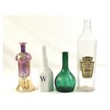 (4) Antique Bottles