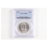 1955 Franklin Half Dollar PCGS MS64
