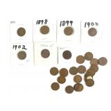 20 Indian Head Cents Late 1800s-1905