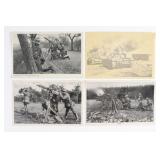 (4) WWII German Real Photo  Postcards