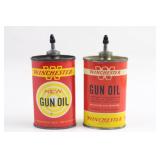 (2) Winchester Gun Oil Cans