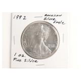 1992 US Silver Eagle