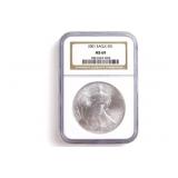 2001 US Silver Eagle.
