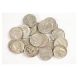 (20) Higher Grade Mercury Head Dimes