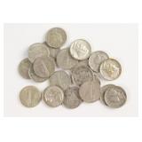 (20) 1939 Mercury Head Dimes