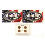 1960 Penny Set, 1999 & 2000 Comm Qtr Sets