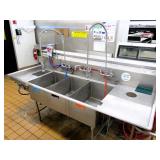 101-inch 3-compartment Sink