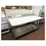 6ft Polytop Table - 30in Deep