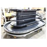 2011 Barker Pf1610r Remote 4-deck Grab & Go Refrigerated Island Merchandiser
