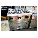 New Vulcan 36s-6bp 3ft. Gas 6-eye Range