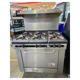 Southbend 300f 6-burner Stove, Natural Gas