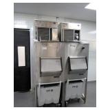 (2) 2021 Itv 900lb Self-contained Ice Heads (iq900air) With Bin, Carts
