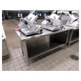 6ft Stainless Steel Table - 30in Deep