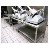 6ft Stainless Steel Table - 30in Deep