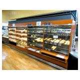 8ft 4-door Wall Bakery Case W/8ft Wall Shelving