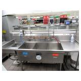 101-inch 3-compartment Sink