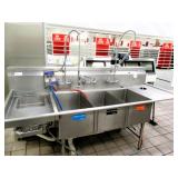 101-inch 3-compartment Sink