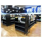 Madix Gondola Shelving 60in Tall 22/22 - 24ft W/4-4ft End Caps - Sold By The Foot