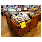 69in X 69in Barker Ob4r Produce Case - Remote Cooled, No Compressor