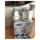 2019 Pitco Selvrf Electric Auto-lift Double Fryer With Filter 208v/3ph