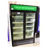 True Gdm-43-hc-ts01 Self Contained 2-door Cooler