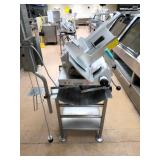 2018 Bizerba Gsp Deli Slicer With Stand, Sharpener