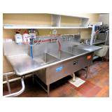 8ft 3-compartment Sink