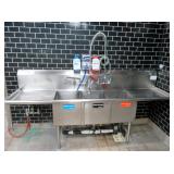 96-inch 3-compartment Sink