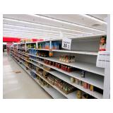 2021 Madix Gondola Shelving 72in Tall 20/20 , 22/22- 67ft W/4ft End Caps - Sold By The Foot