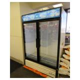 True Gdim-49nt-ld Self-contained 2-door Ice Merchandiser