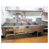 103-inch 3-compartment Sink