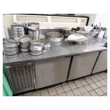 93-inch Emi Self-contained 3-door Worktop Cooler