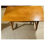 Vintage Solid Wood Coffee Table/18.5H,34"W,18"D