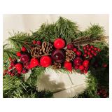 20" Christmas Wreath w/ Chain