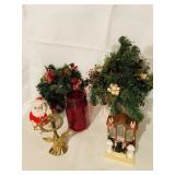 Vintage Christmas Decor(6) Pieces