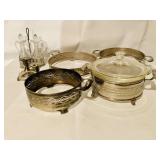 Vintage Silver Plated Serving Ware