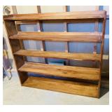 Solid Wood Bookshelf/45"H,50"W,8.5"D