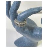 Sterling Silver Ring/Signed/Size 7.75/5g