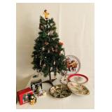 Christmas Tree,Holiday Trays and Figurines