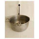 Vintage Mirro Aluminum Pot/15" Dia.7.5"H
