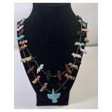 Handcrafted Fetish Necklace /32"L