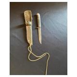 Vintage Bone Handle Knife w/ Sheath Vintage Bone Handle Knife w/ Sheath
